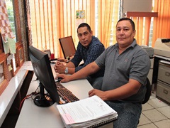 Carlos Cardona y Amilcar Monge